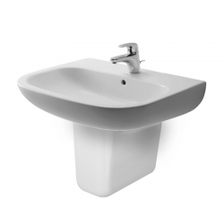 D-Code washbasin 65 cm with...