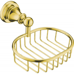 Brass soap basket...