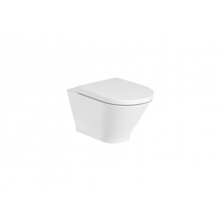 The Gap Round Wall - hung WC pan with fixing kit and soft-close seat ...